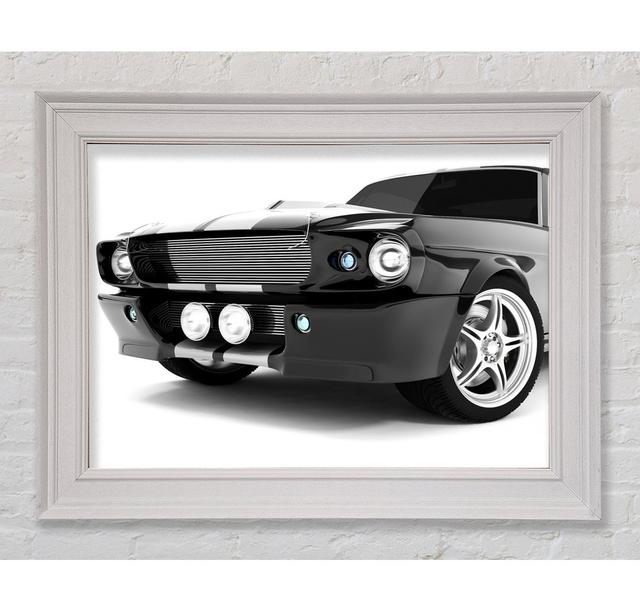 Mustang 9 Framed Print Ebern Designs Size: 100cm H x 141.4cm W on Productcaster.