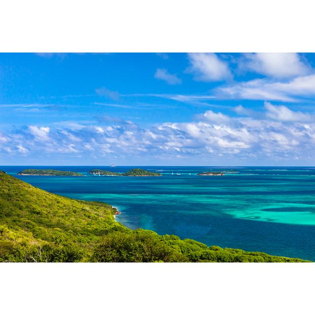 Ocean At Tobago Cays_185264090 House of Hampton Size: 30cm H x 46cm W x 3.8cm D on Productcaster.