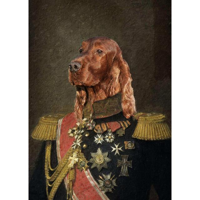 Irish Setter Dog Period Dress Collection - Art Prints Maturi Size: 30cm H x 20cm W x 1.7cm D, Format: Wood on Productcaster.