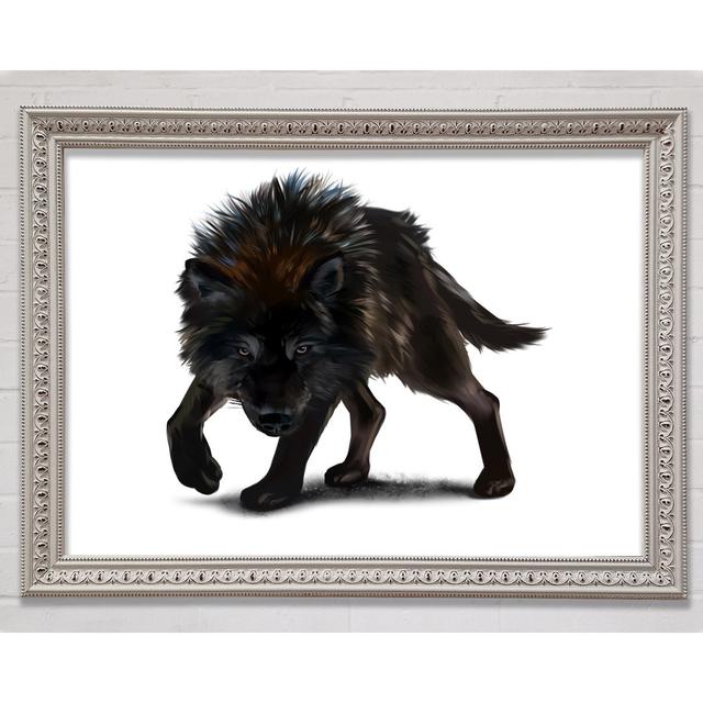 The Angry Wolf Framed Print Bright Star Size: 100cm H x 141.4cm W x 3cm D on Productcaster.