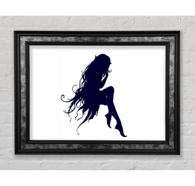 Blue Fairy - Single Picture Frame Art Prints Bright Star Size: 100cm H x 141.4cm W x 8cm D on Productcaster.