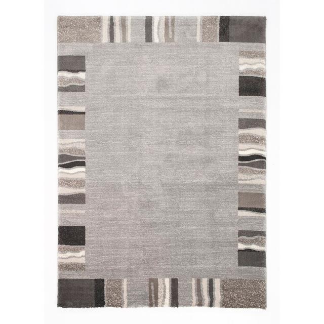 Eimly Didi Hand Knotted Grey/Brown/Black Rug 17 Stories Rug Size: Rectangle 80 x 150cm on Productcaster.