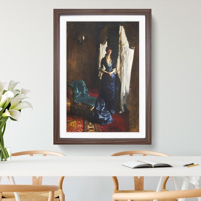 Madame Paul Escudier by John Singer Sargent - Picture Frame Painting East Urban Home Size: 36cm H x 27cm W x 2cm D, Frame Option: Walnut Framed on Productcaster.