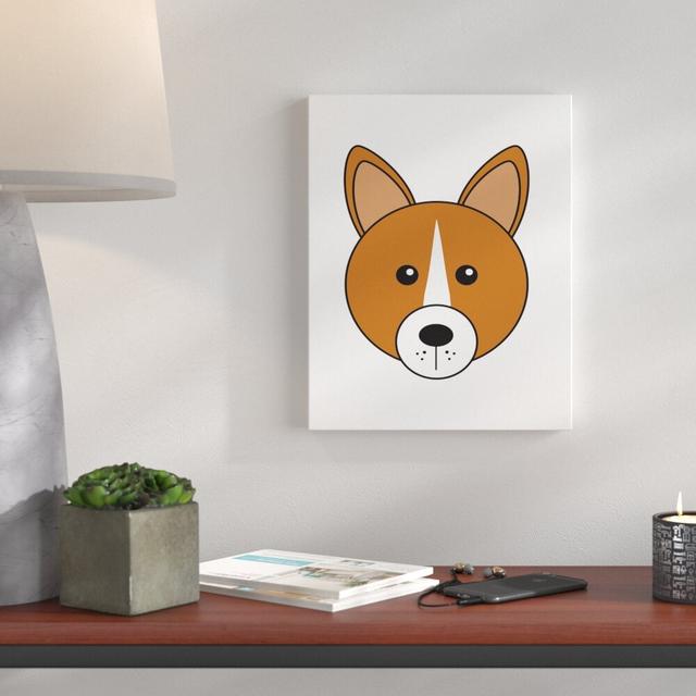 Animaru Corgi Dog Graphic Art Print East Urban Home on Productcaster.