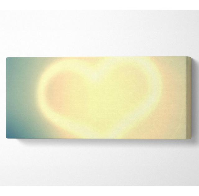 Herz Licht Panoramaleinwand Die Saisontruhe Größe: 50,8 cm H x 121,9 cm B on Productcaster.