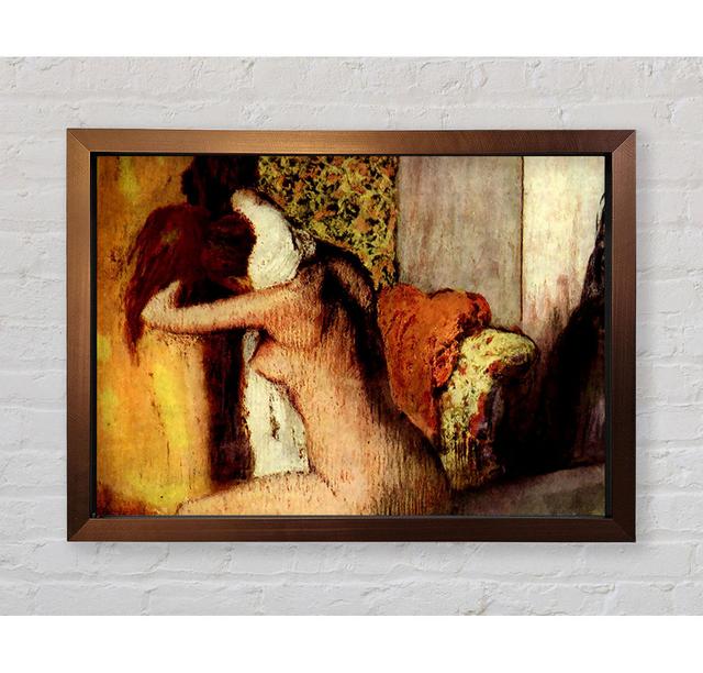 After Bathing 2 by Edgar Degas - Single Picture Frame Art Prints Bright Star Size: 84.1cm H x 118.9cm W x 3.4cm D on Productcaster.