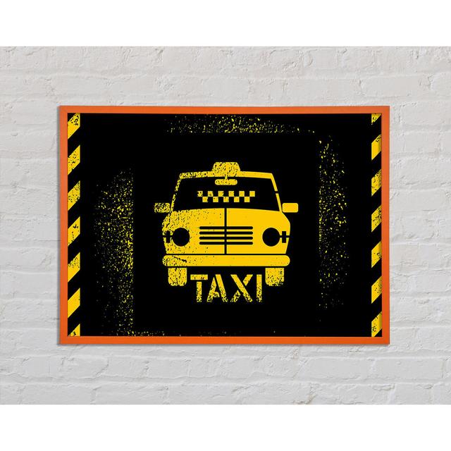 Yellow Taxi - Single Picture Frame Art Prints Ophelia & Co. Size: 59.7cm H x 84.1cm W x 2cm D on Productcaster.