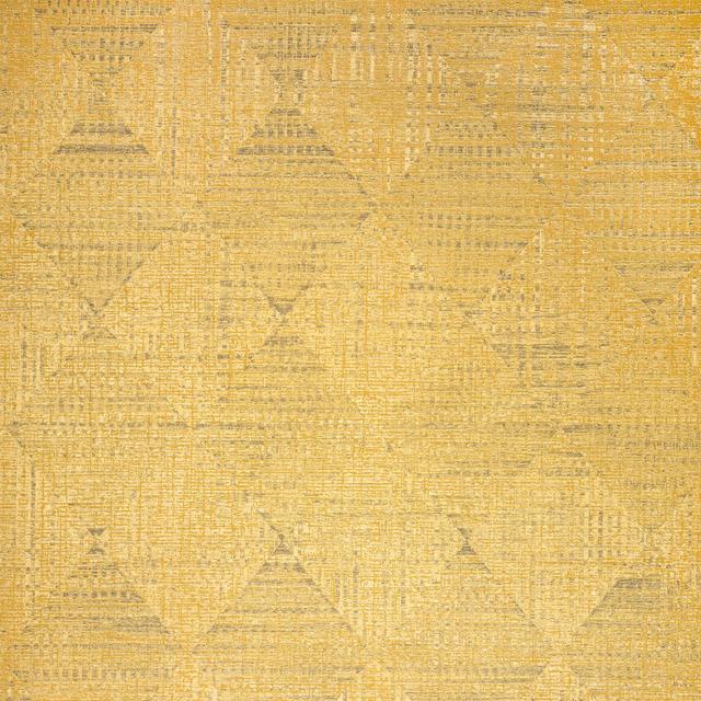 Chelchowska Pepper Collection Sheen Finish Geometric Diamond Raffia 10.05m x 53cm Wallpaper Roll Ophelia & Co. Colour: Gold on Productcaster.