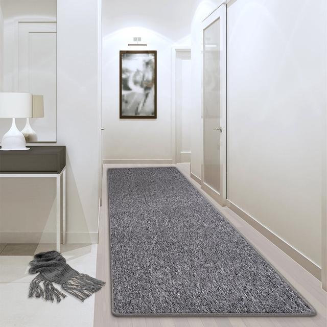 Alyshia Tufted Grey Rug Latitude Run Rug Size: Runner 66 x 300cm on Productcaster.