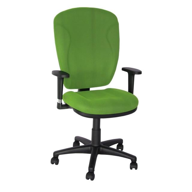 Swivel Chair Symple Stuff Colour: Green, Arms: Adjustable Armrests on Productcaster.