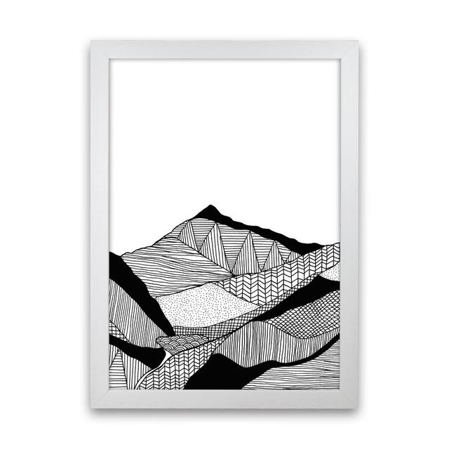 New Snowdon Portrait by Carissa Tanton - Graphic Art Print Union Rustic Frame Option: White Framed, Size: 46cm H x 34cm W x 3cm D on Productcaster.