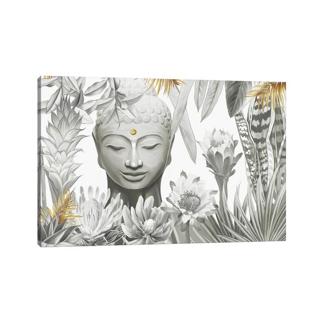 Buddha by Nettsch - Wrapped Canvas Painting Latitude Vive on Productcaster.