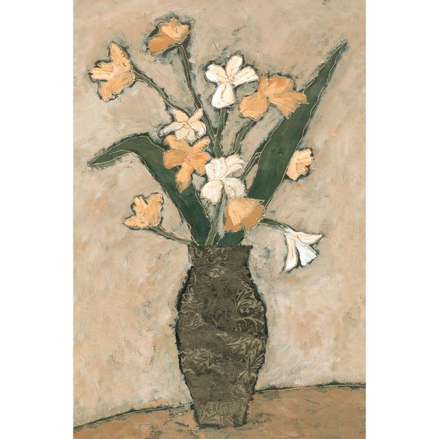 Flowers From B I by Judi Bagnato - Wrapped Canvas Painting August Grove Size: 46cm H x 30cm W on Productcaster.