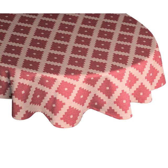 Esteban Tablecloth August Grove Colour: Dark red, Size: 130cm W x 190cm L on Productcaster.