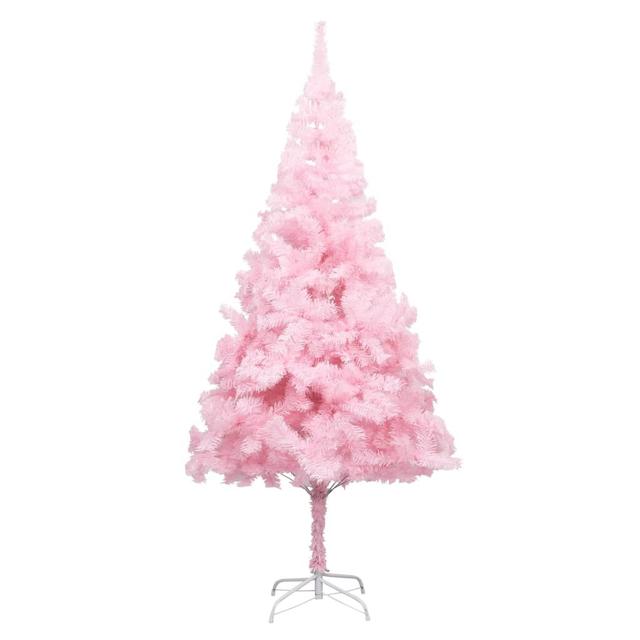 Künstlicher Weihnachtsbaum in Rosa mit Ständer Die Saisontruhe Größe: 210 cm H x 120 cm D on Productcaster.