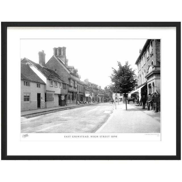 'East Grinstead, High Street 1890' by Francis Frith - Picture Frame Photograph Print on Paper The Francis Frith Collection Size: 60cm H x 80cm W x 2.3 on Productcaster.