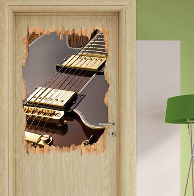 Wandtattoo E-Gitarre East Urban Home on Productcaster.