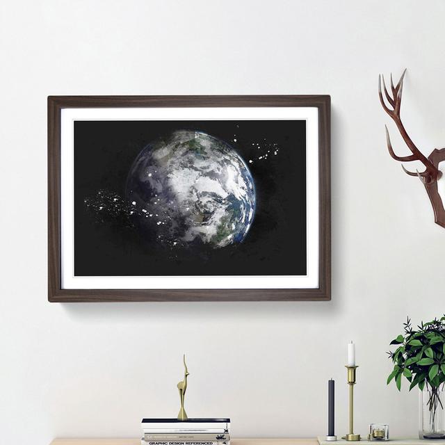 Our Magnificent Earth - Single Picture Frame Print on MDF East Urban Home Frame Option: Walnut Framed, Size: 62cm H x 87cm W x 2cm D on Productcaster.