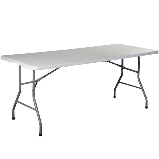 5ft Multi-Functional Folding Table Compact Heavy Duty Table For Indoor/Outdoor Use With Handle Dakota Fields on Productcaster.