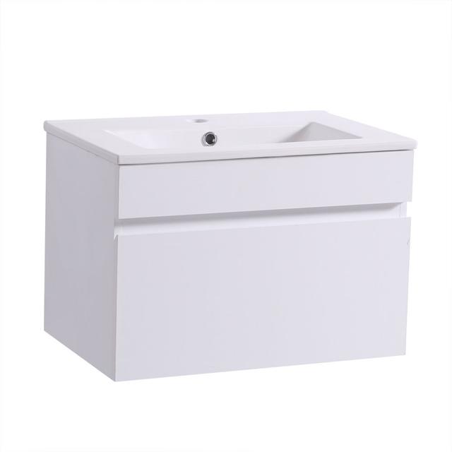 Mahfuzah 615mm Wall Mounted Cloakroom Vanity 17 Stories on Productcaster.