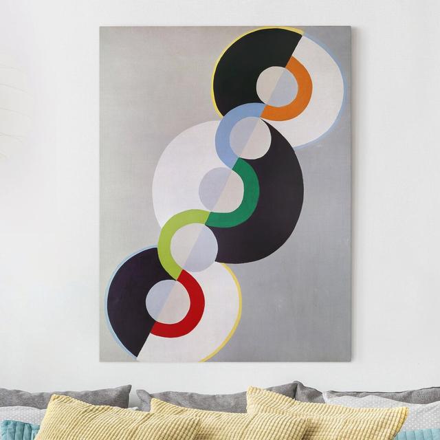 Leinwandbild Robert Delaunay – Endless Rhythm Corrigan Studio Größe: 80 cm H x 60 cm B on Productcaster.