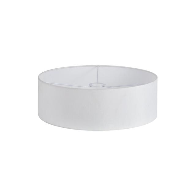 45Cm Faux Silk Bowl Lamp Shade Ebern Designs Colour: White on Productcaster.