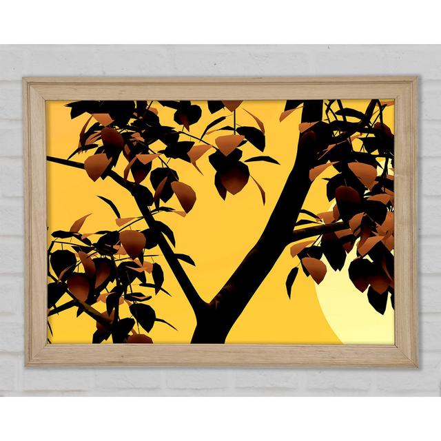 Branches In Sunlight - Single Picture Frame Art Prints Rosalind Wheeler Size: 84.1cm H x 118.9cm W x 1.5cm D on Productcaster.