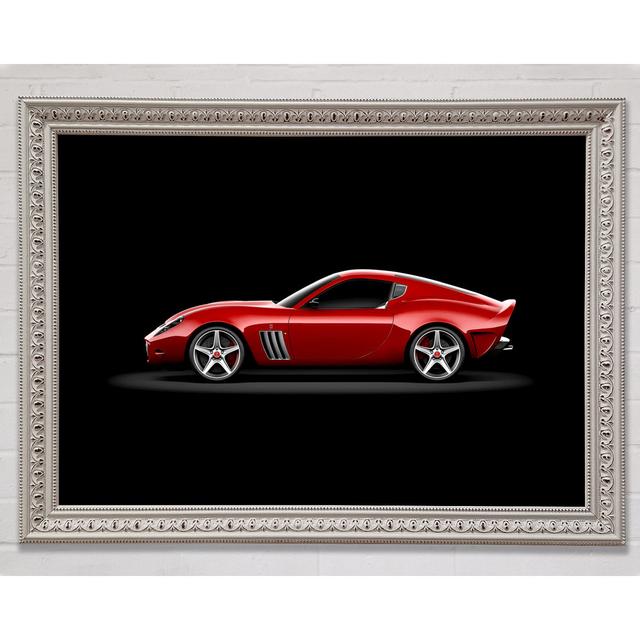 Maserati Rotes Seitenprofil - Druck Bright Star Größe: 84,1 cm H x 118,9 cm B on Productcaster.