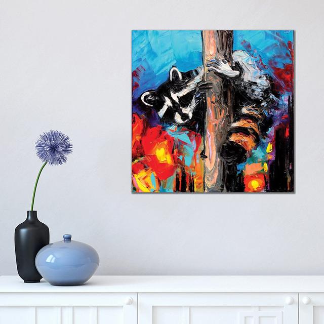 Night Watchman by Aja Trier - Wrapped Canvas Print Latitude Vive Size: 45.72cm H x 45.72cm W x 1.91cm D on Productcaster.