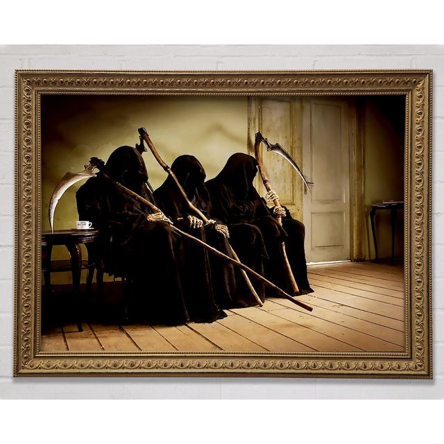 The Grim Reapers Framed Print Happy Larry Size: 100cm H x 141.4cm W x 3cm D on Productcaster.