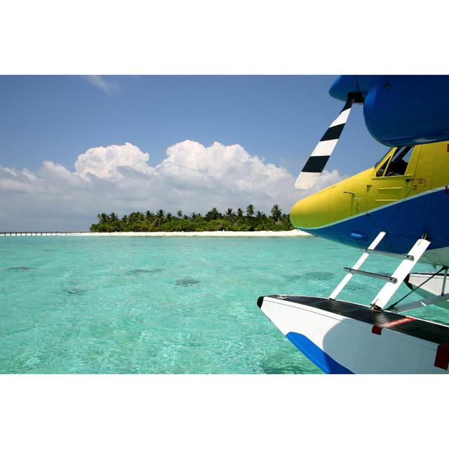 Seaplane an Island by Unknown - Wrapped Canvas Photograph Breakwater Bay Size: 51cm H x 76cm W on Productcaster.