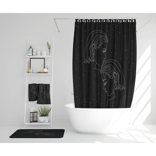 Nehal Polyester Shower Curtain Set (Set of 3) East Urban Home on Productcaster.