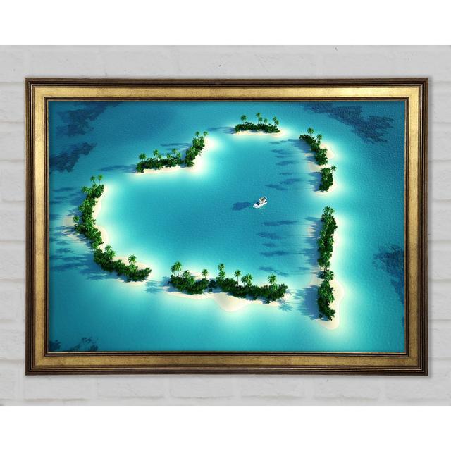 Honeymoon Bay - Single Picture Frame Art Prints Breakwater Bay Size: 42.1cm H x 59.7cm W x 1.5cm D on Productcaster.