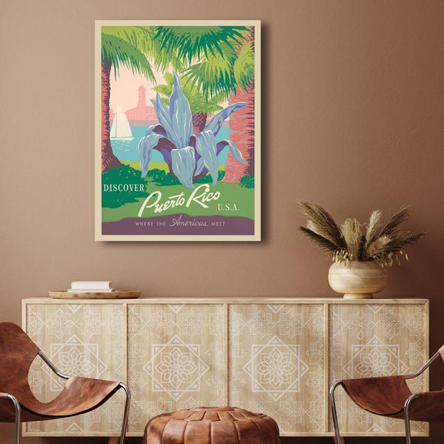 Vintage: Weißer Besuch in Puerto Rico, 1940 von Anonymous - Kunstdrucke auf Leinwand Sansibar Home Größe: 100 cm H x 70 cm B on Productcaster.