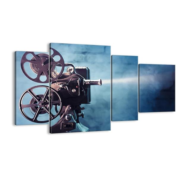 'In an Old Cinema' - 4 Piece Unframed Photograph Print Set on Canvas Williston Forge Size: 70cm H x 120cm W x 1.8cm D on Productcaster.