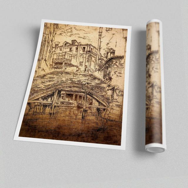 'Whistler Ponte Del Piovan' - Graphic Art on Paper East Urban Home Size: 42 cm H x 59.4 cm W on Productcaster.