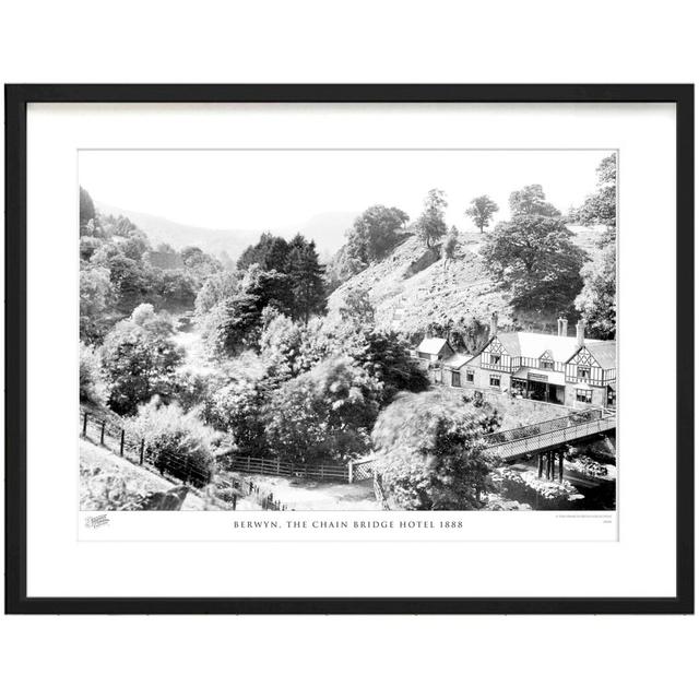 'Berwyn, the Chain Bridge Hotel 1888' by Francis Frith - Picture Frame Photograph Print on Paper The Francis Frith Collection Size: 40cm H x 50cm W x on Productcaster.