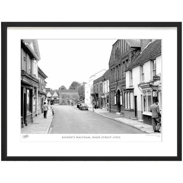 'Bishop's Waltham, High Street C1955' by Francis Frith - Picture Frame Photograph Print on Paper The Francis Frith Collection Size: 40cm H x 50cm W x on Productcaster.