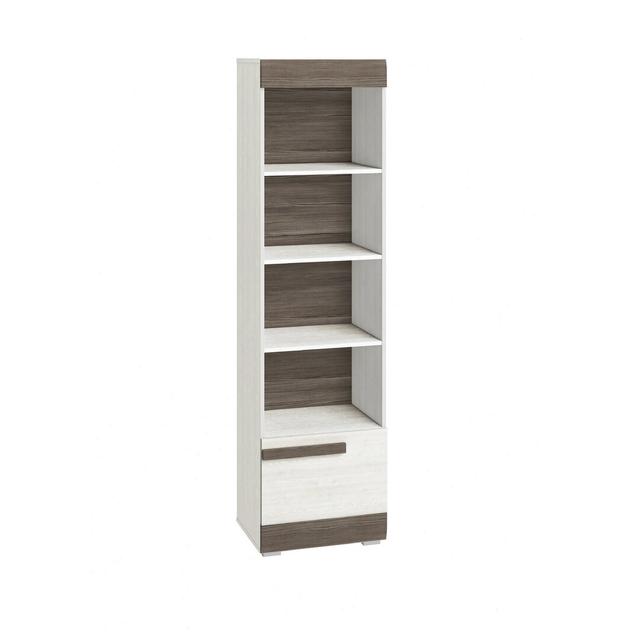 Bookcase in White/Grey by 17 Stories on Productcaster.