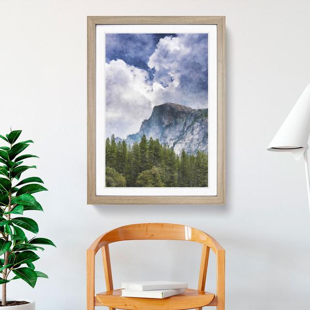 Yosemite National Park Vol.2 - Picture Frame Graphic Art East Urban Home Frame Option: Oak Framed, Size: 48cm H x 36cm W x 2cm D on Productcaster.