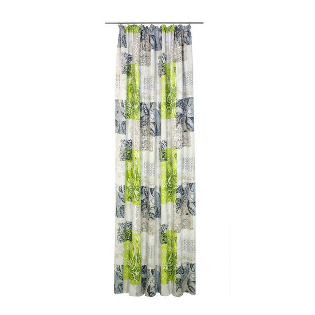 Buttrey Pencil Pleat Blackout Thermal Single Curtain Brayden Studio Colour: Green, Size: 145 W x 255 D cm on Productcaster.