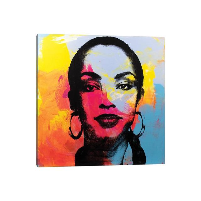 Sade I - Print on Canvas Ebern Designs Size: 45.72cm H x 45.72cm W x 1.91cm D, Format: Wrapped Canvas on Productcaster.