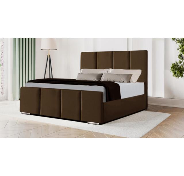 Edgemont Upholstered Storage Bed Brayden Studio Colour: Brown, Size: Single (3') on Productcaster.