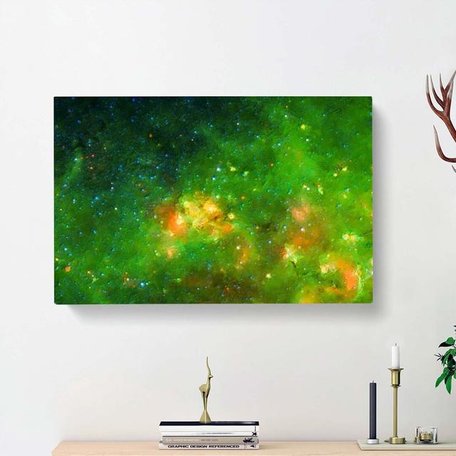 Out of Space Vol.25 in Abstract - Wrapped Canvas Painting Print East Urban Home Size: 50cm H x 76cm W x 3cm D on Productcaster.