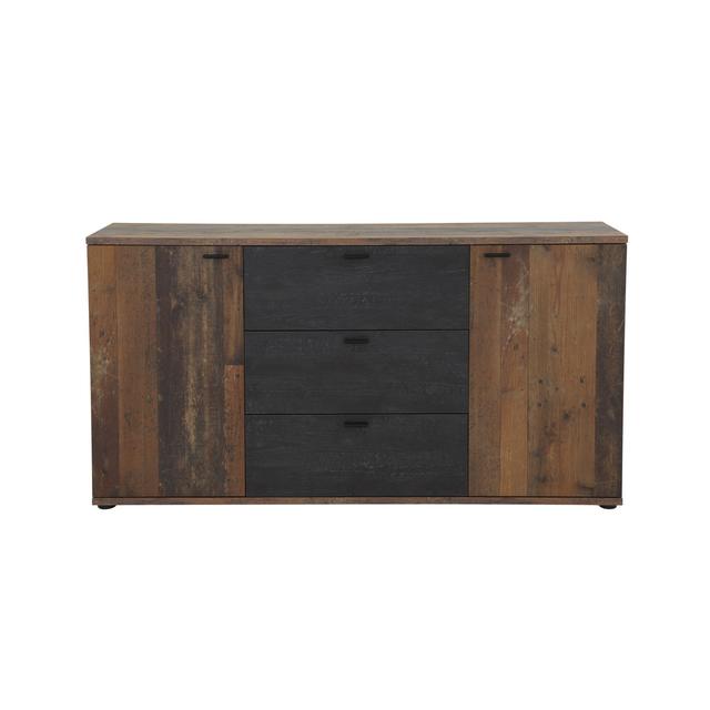 Plympton 165Cm Wide 3 Drawer Sideboard Fernleaf Colour: Oldwood on Productcaster.