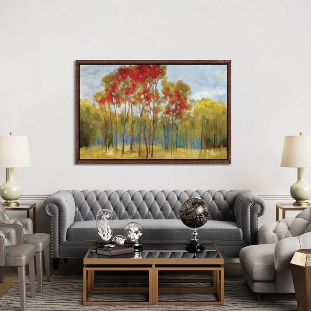 Touches Of Red by PI Studio - Gallery-Wrapped Canvas Giclée on Canvas Lark Manor Size: 101.6cm H x 152.4cm W x 3.81cm D, Format: Classic Wood Floater on Productcaster.