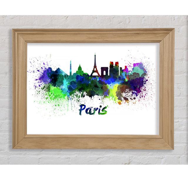 Eiffel Tower France 18 - Single Picture Frame Art Prints Bright Star Size: 84.1cm H x 142.2cm W x 8cm D on Productcaster.