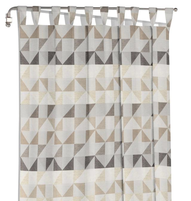 Berlare, Schlaufenschal, blickdicht Wirth Panel Size: 132cm Width x 375cm Drop, Curtain Colour: Brown on Productcaster.