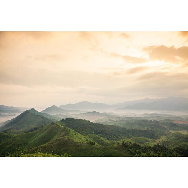 Barham Mountains Under Mist by Nanoqfu - Wrapped Canvas Graphic Art Alpen Home Size: 81cm H x 122cm W x 3.8cm D on Productcaster.