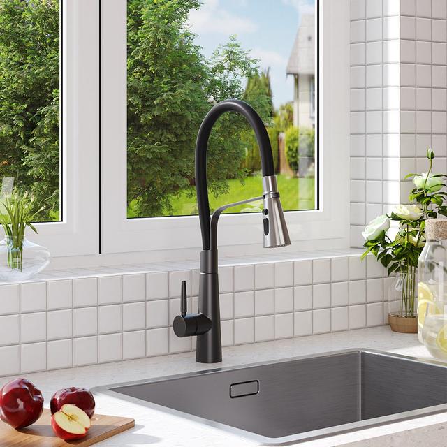 Flexible Silicone Pull-Down Kitchen Faucet Belfry Kitchen on Productcaster.